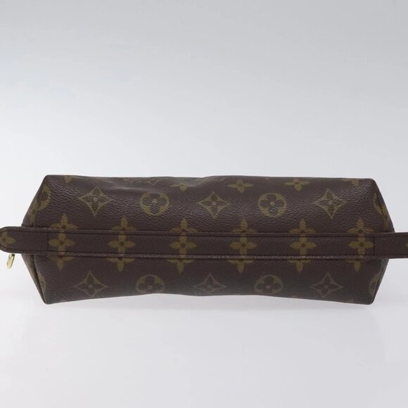 LOUIS VUITTON Monogram Trousse Demi Ronde Cosmetic Pouch M47520 LV Auth 131491 - Picture 9 of 15
